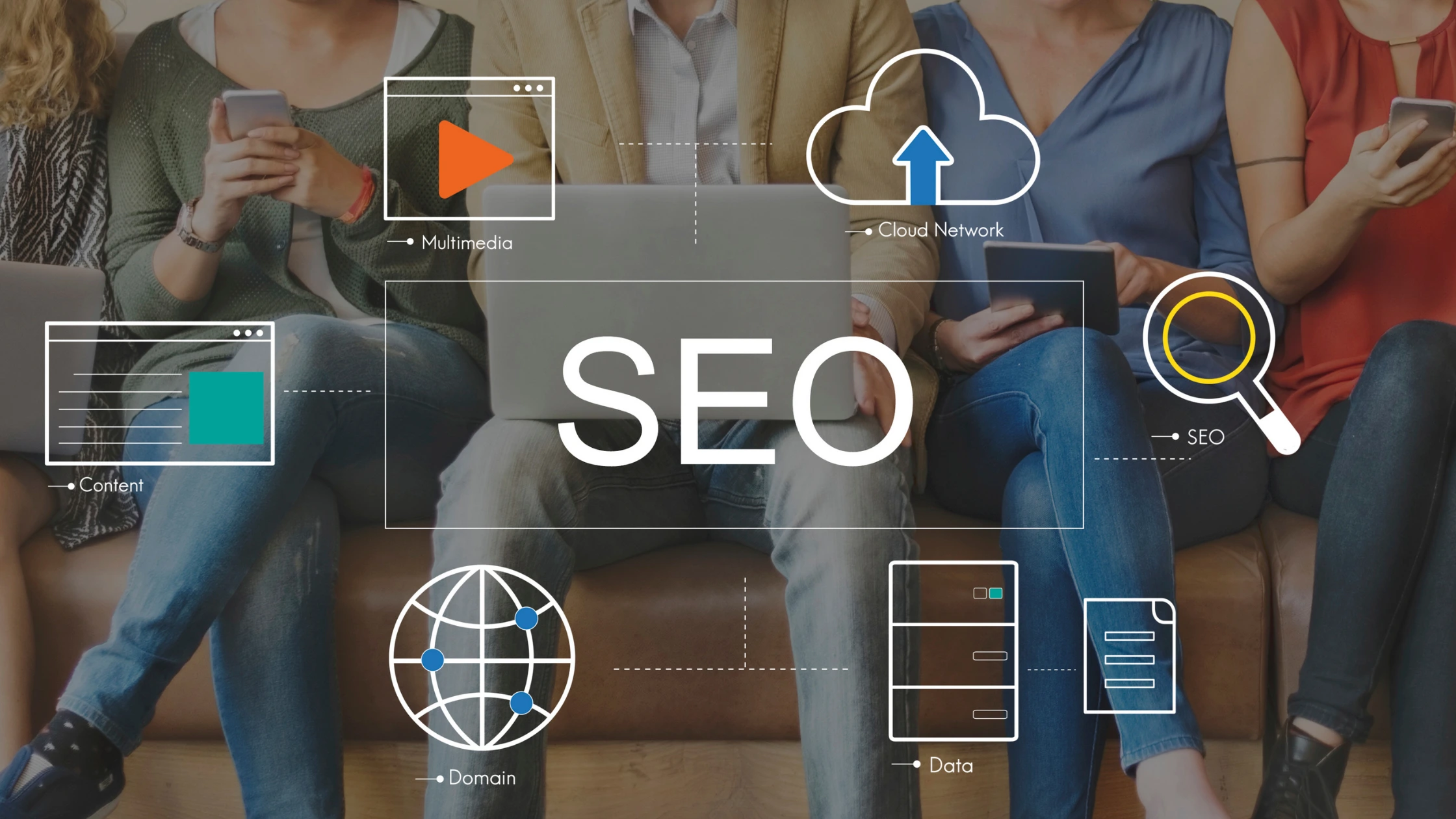 Local SEO Ghana strategy map showing business listings and location-based search results for companies in Accra