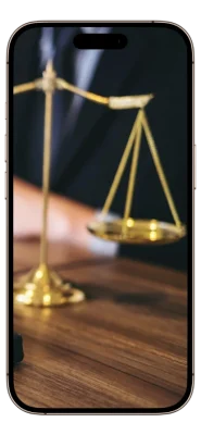 Modern law firm website layout