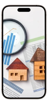 Real estate website with property listings